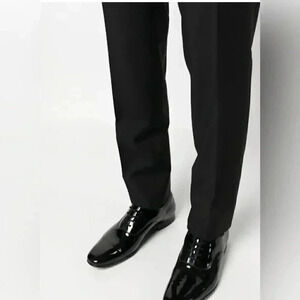 Canali | Shoes | Canali Black Leather Oxfords Sz 42 9 Us  display picture 3